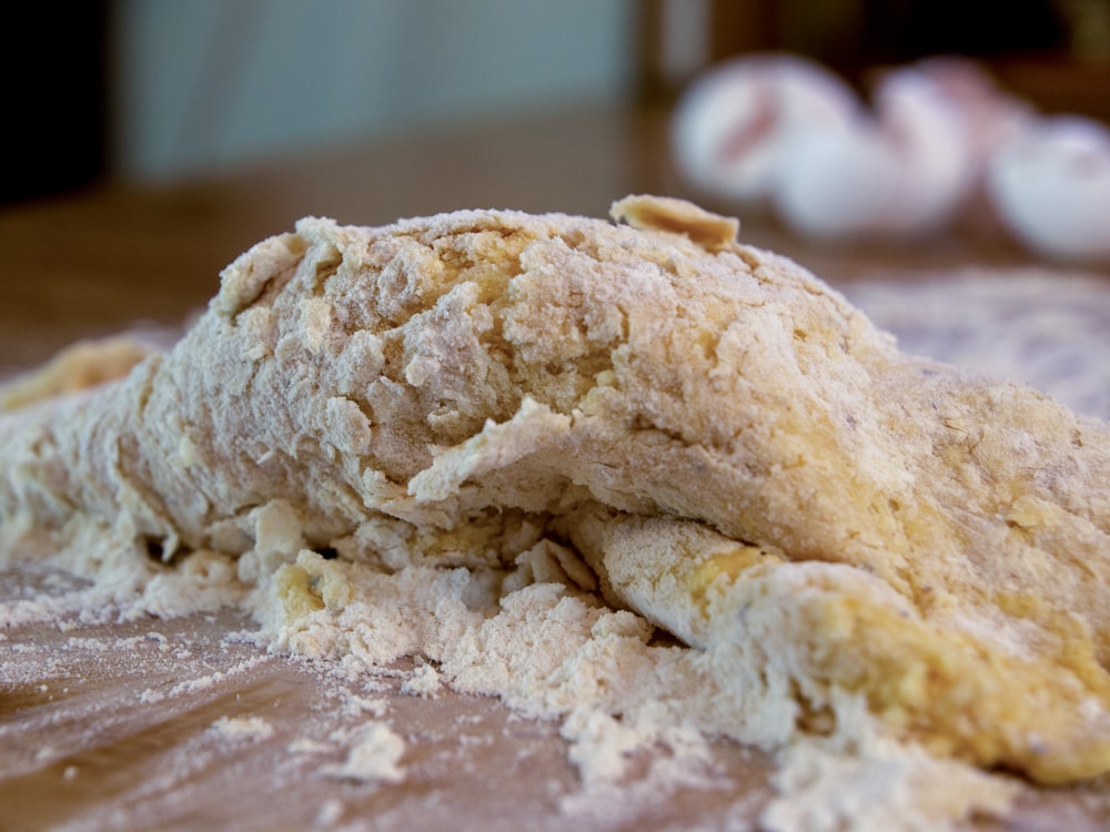 brown bread on brown wooden table