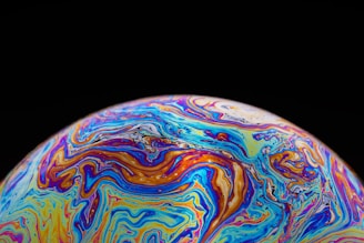 blue and brown planet earth