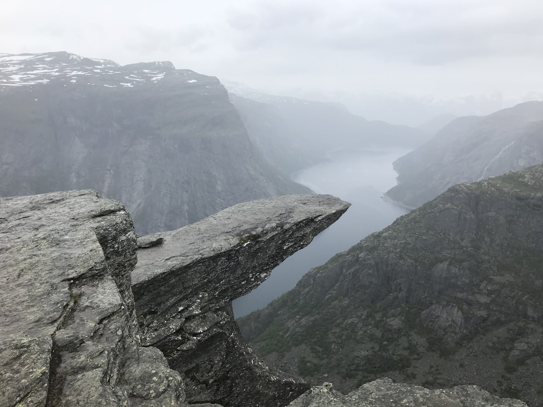 green and gray rocky mountain during daytime, Landscape of the Trolltunga hike, Norway</p></figure><p>No edit/ no filter