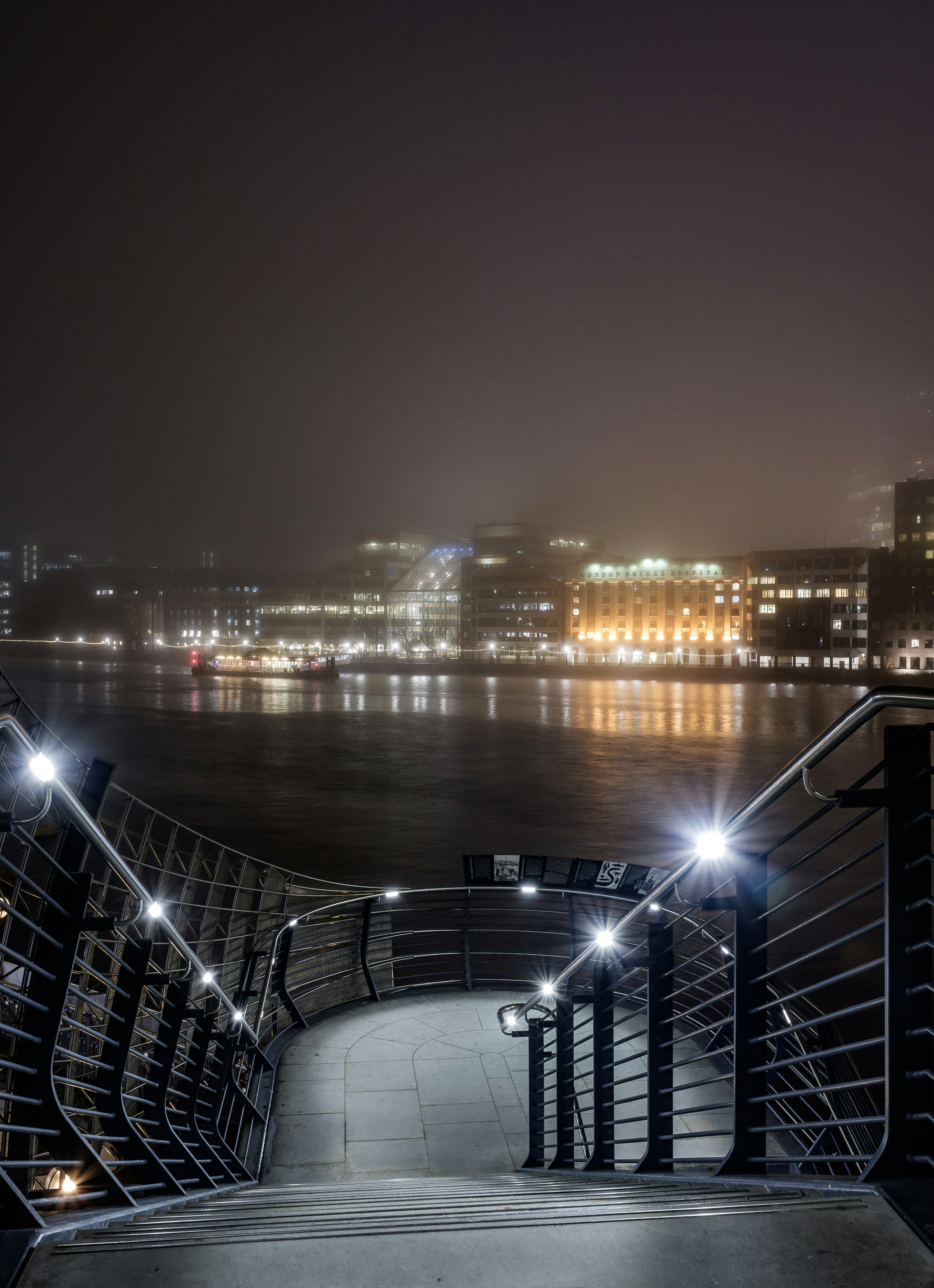 city skyline during night time