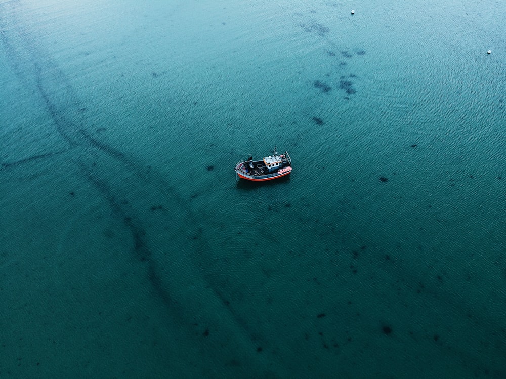 weißes und schwarzes Boot tagsüber auf Gewässern