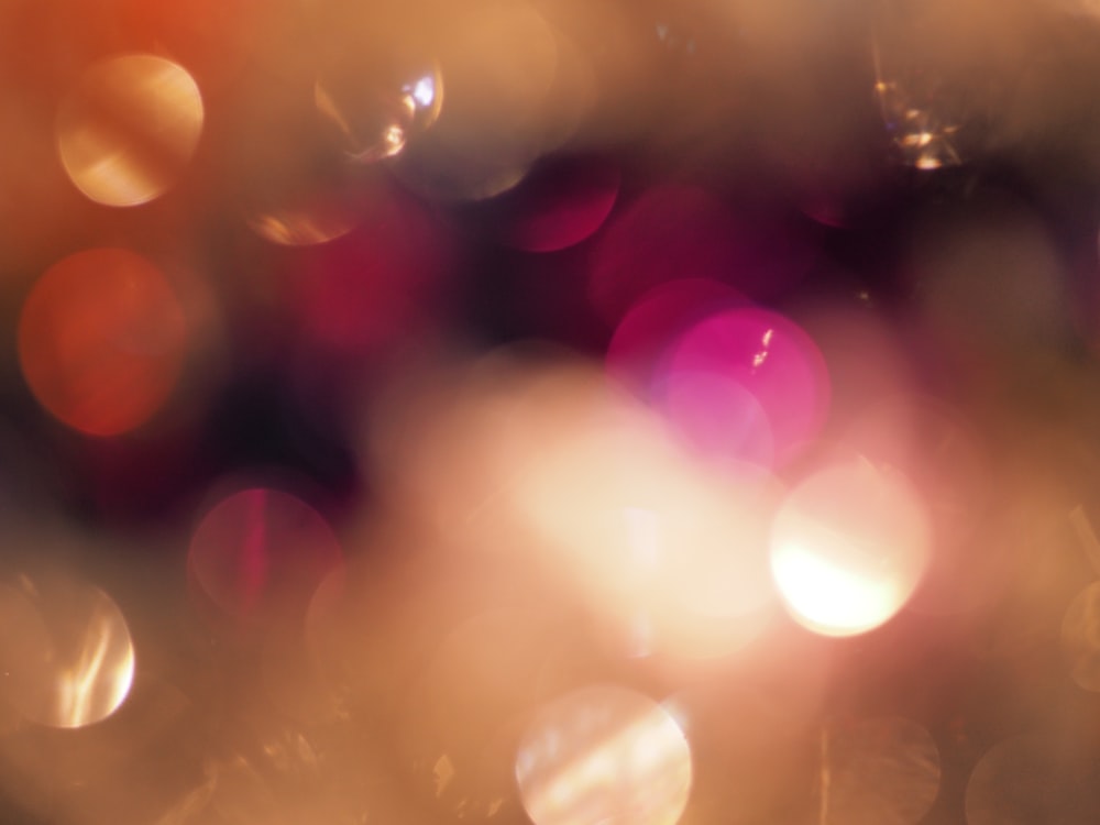 bokeh photography of lights during night time