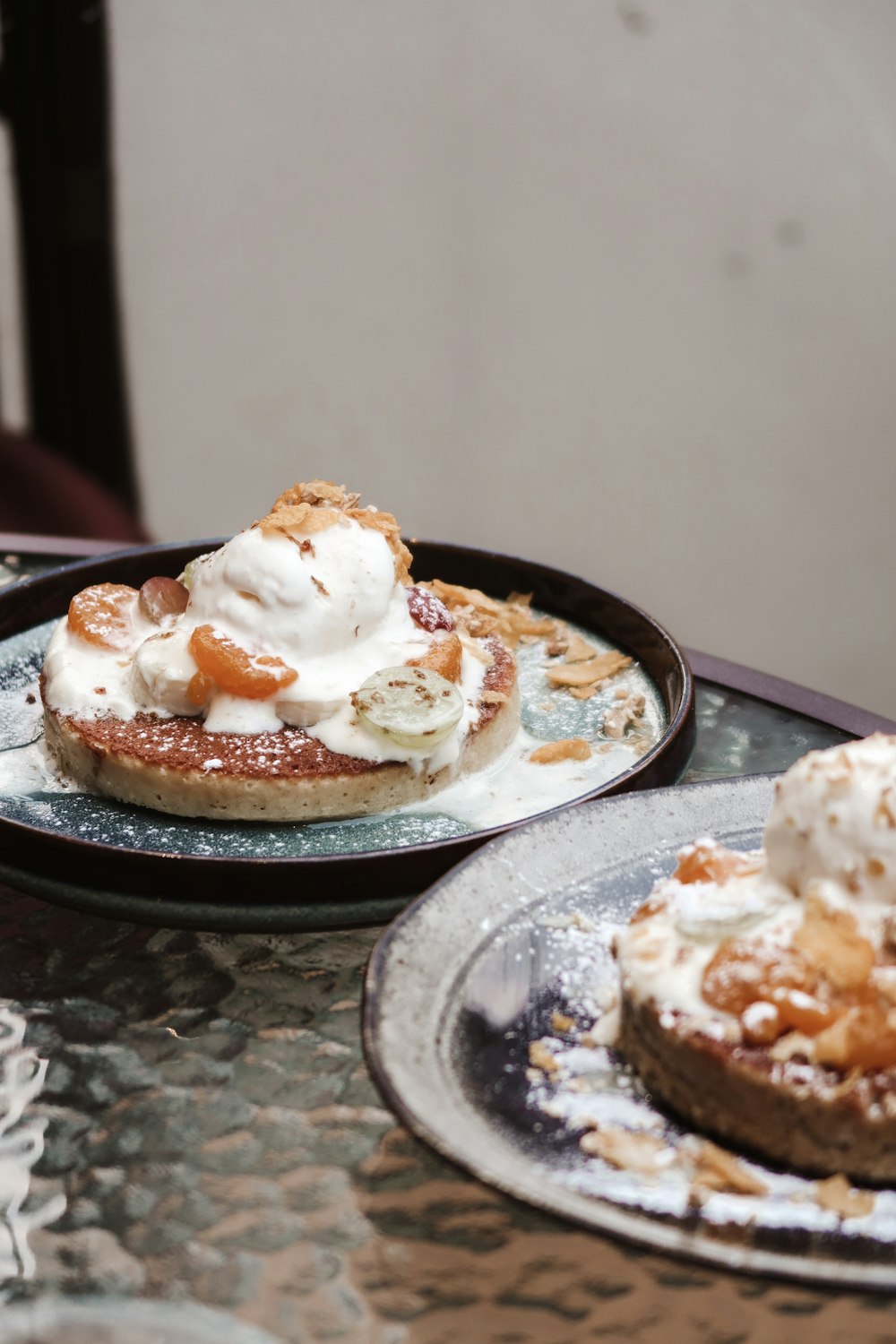 white and brown pastry on white ceramic plate