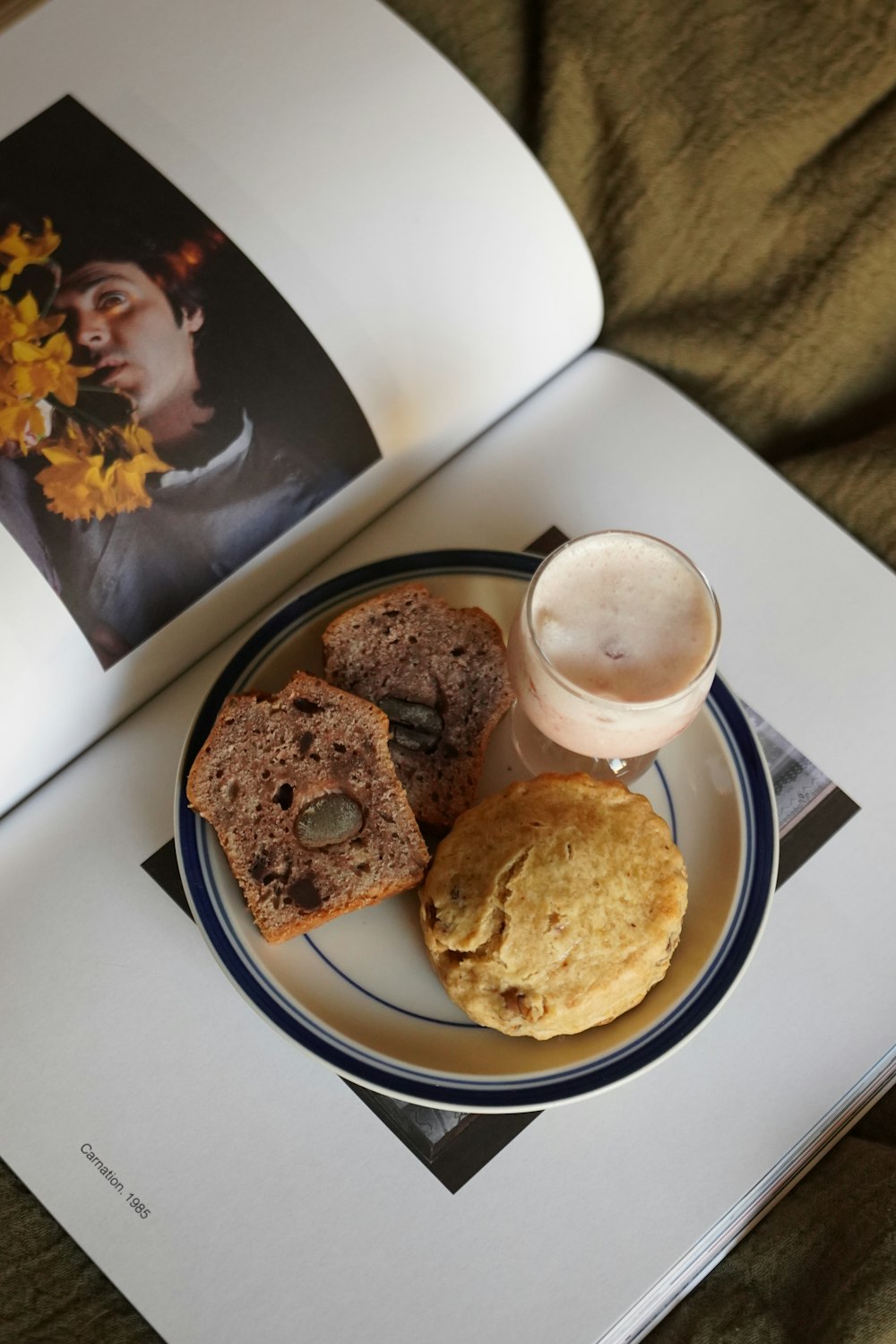 chocolate chip cookies on white ceramic plate