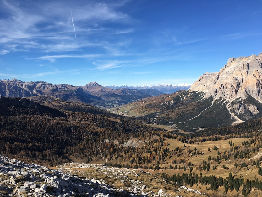 brown and green mountains under blue sky during daytime