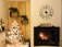 A cozy living room corner decorated with unique 3D printed ornaments from 3d matrix.