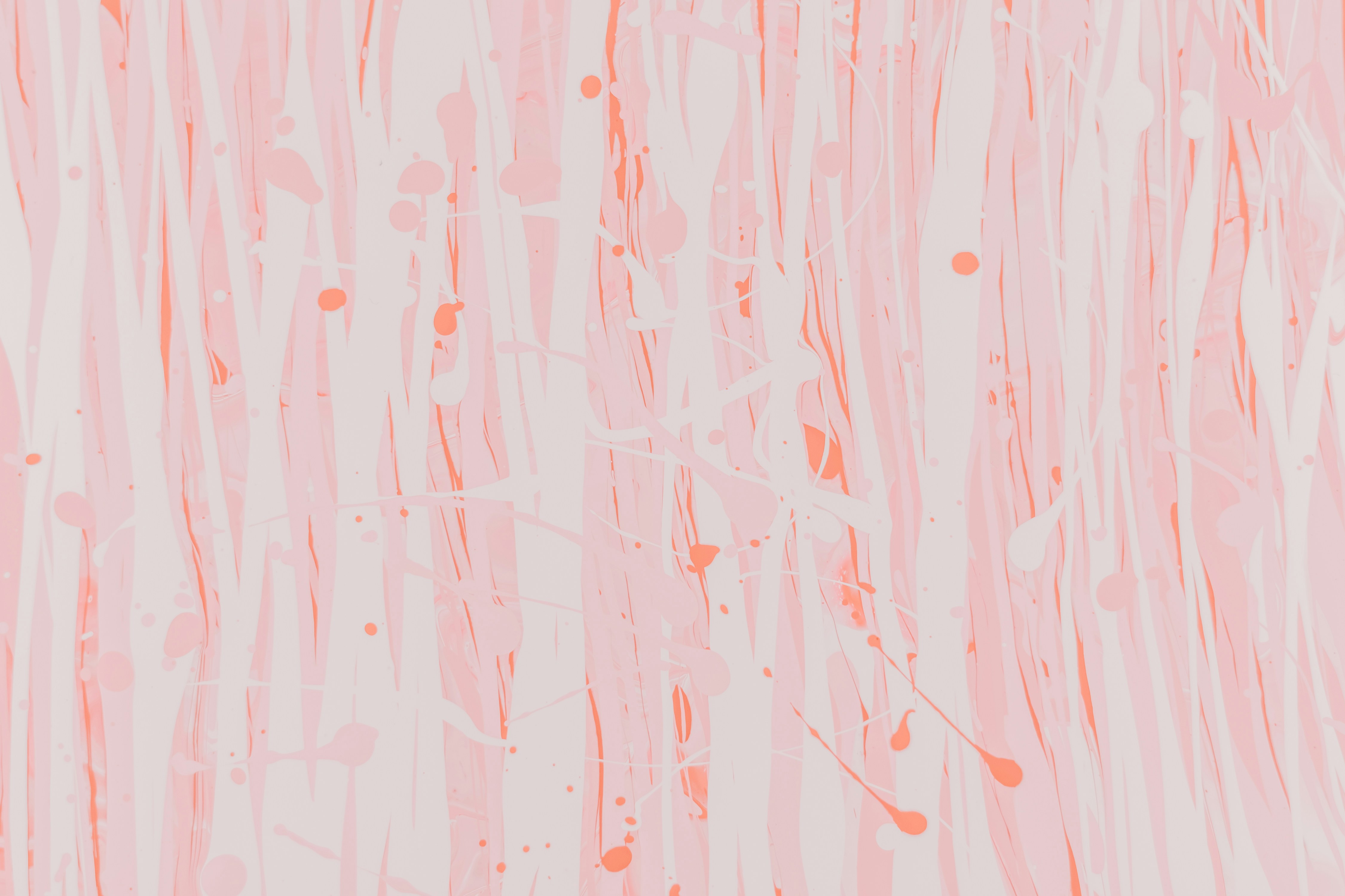 red and white abstract painting