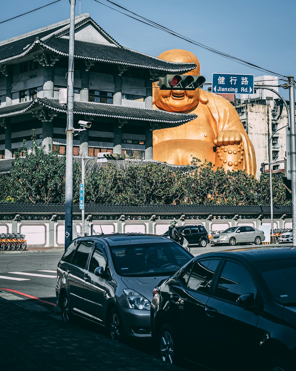 cars parked on parking lot during daytime