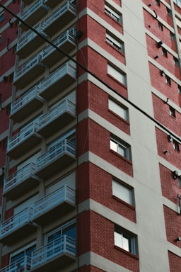 brown and white concrete building