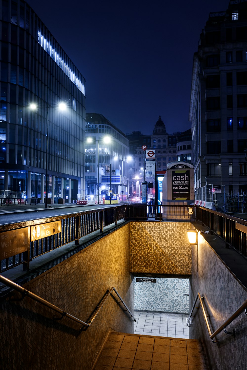 brown concrete building during night time