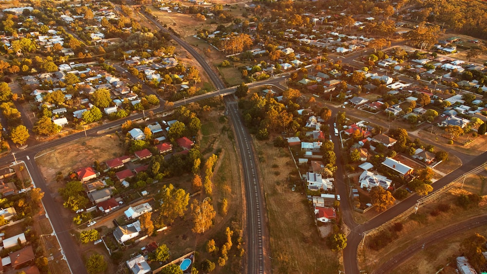 aerial view of city during daytime