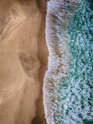 aerial view of beach during daytime
