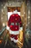 santa claus plush toy on brown wooden bench