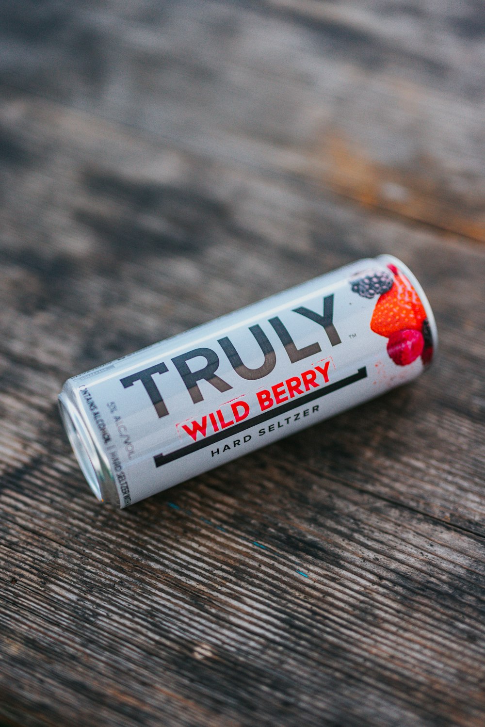 white and red labeled can