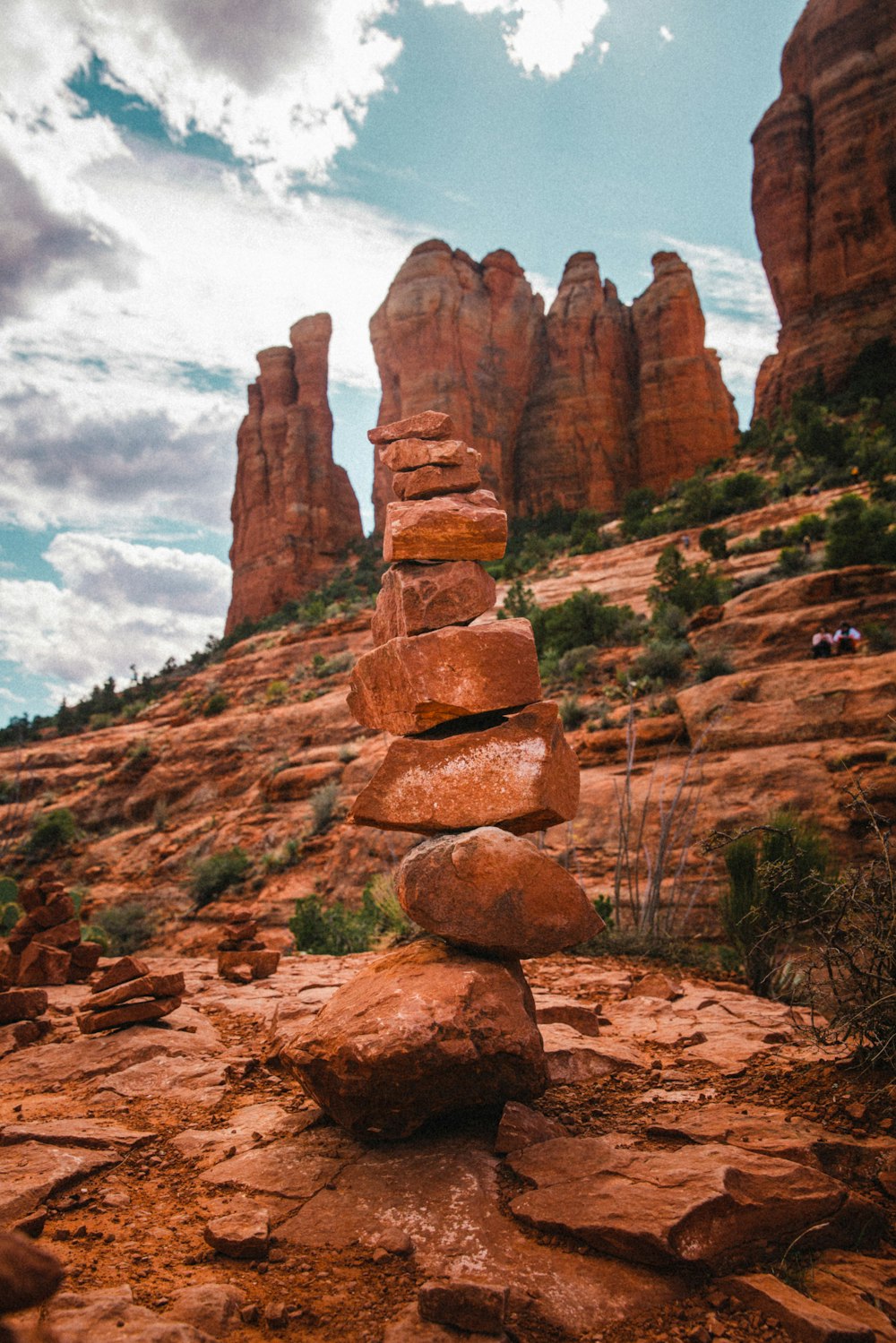 brown rock formation under blue sky during daytime