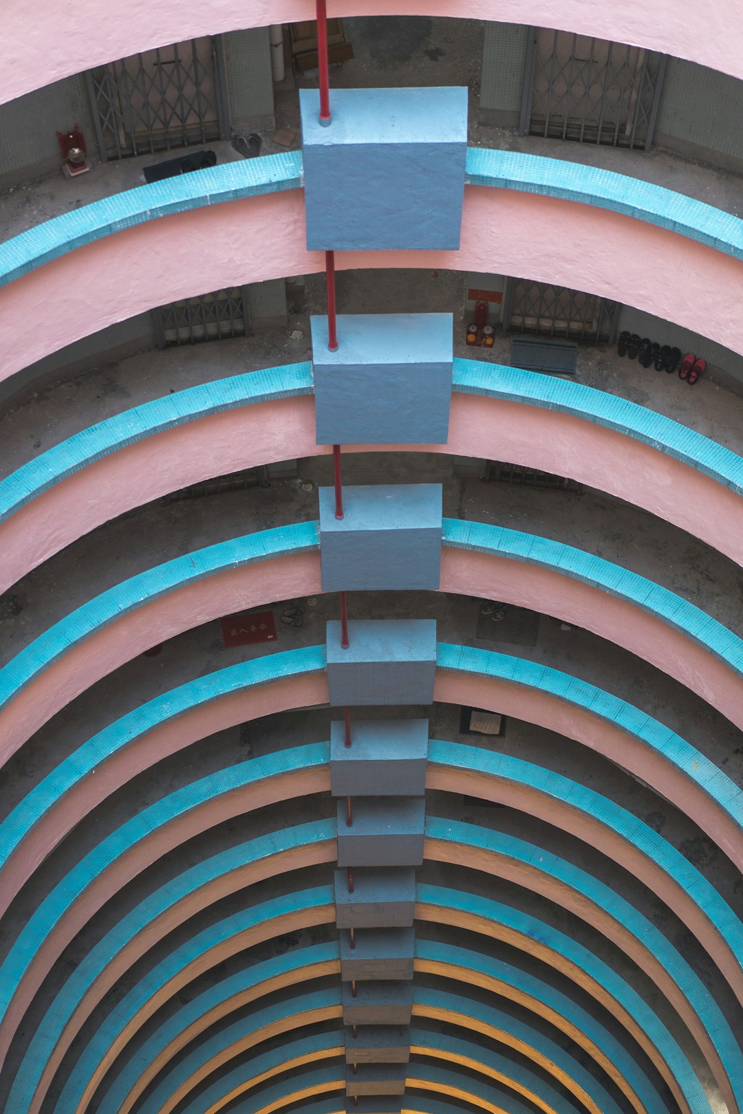 red and brown concrete building