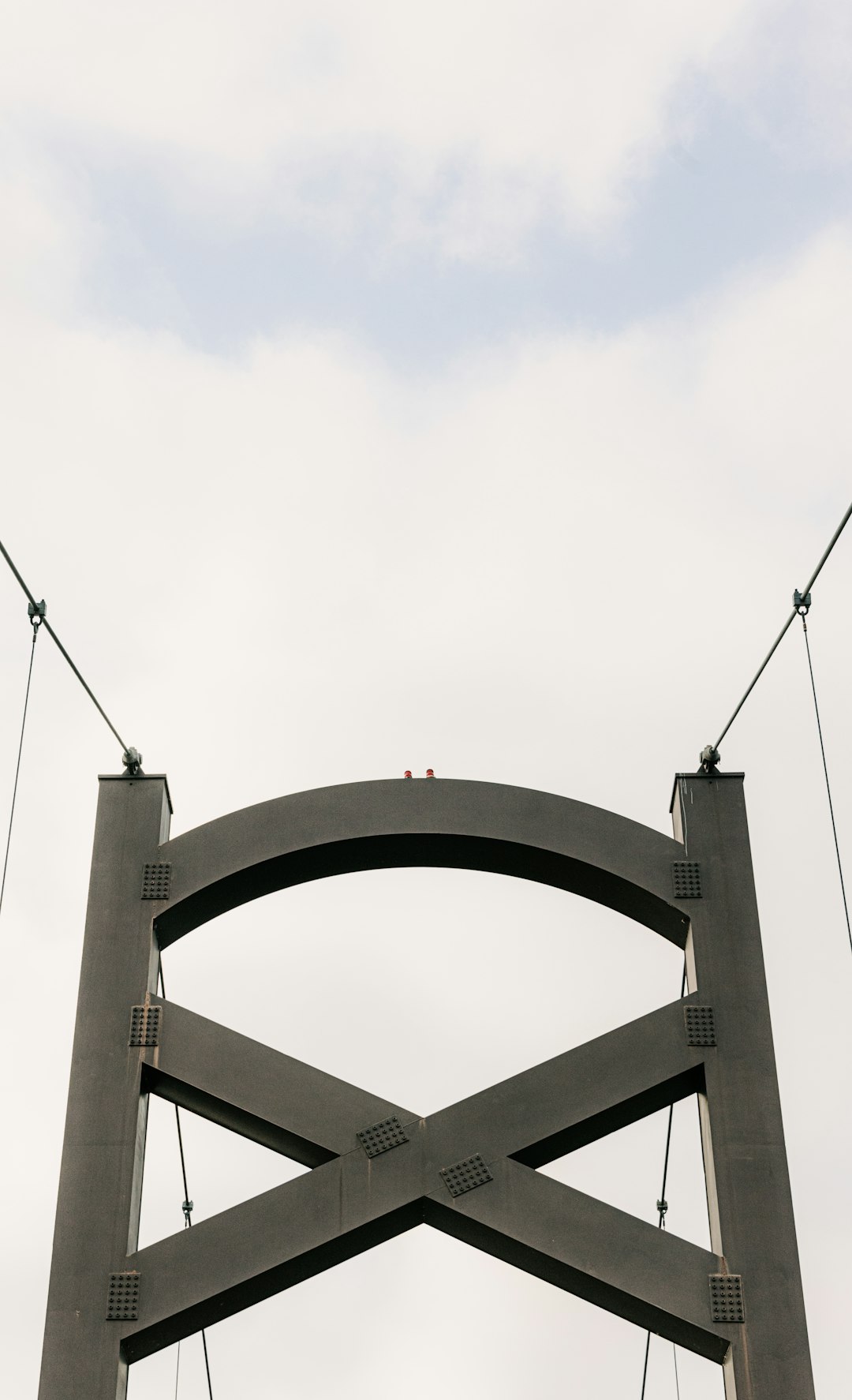 low angle photography of brown concrete bridge