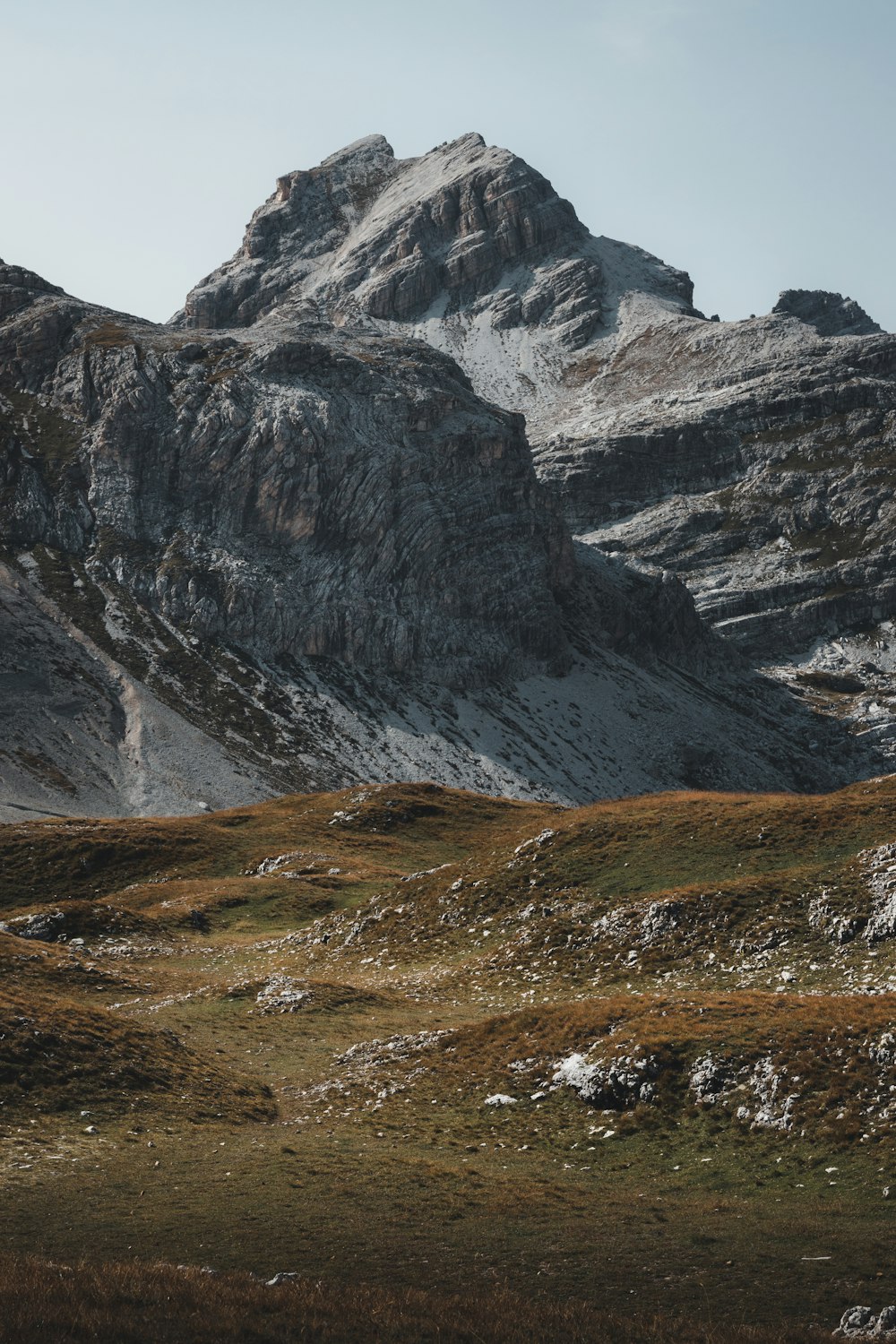 gray rocky mountain during daytime