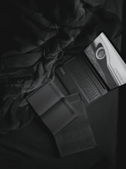 Stock image of report cards and computers.