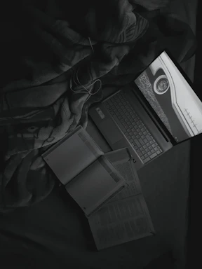 Split image showing a stressed stack of folders on the left and a clean laptop with a smiling robot logo named Otto on the right.