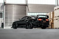 Customer's Supra parked in the garage