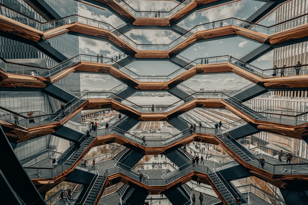 brown and white concrete building