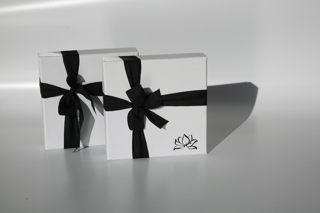 gift box flatlay