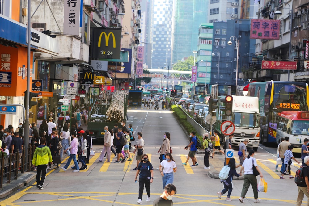 people walking on pedestrian lane during daytime