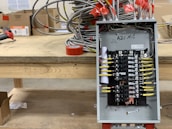 black and gray audio mixer