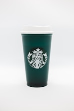 white and black starbucks cup