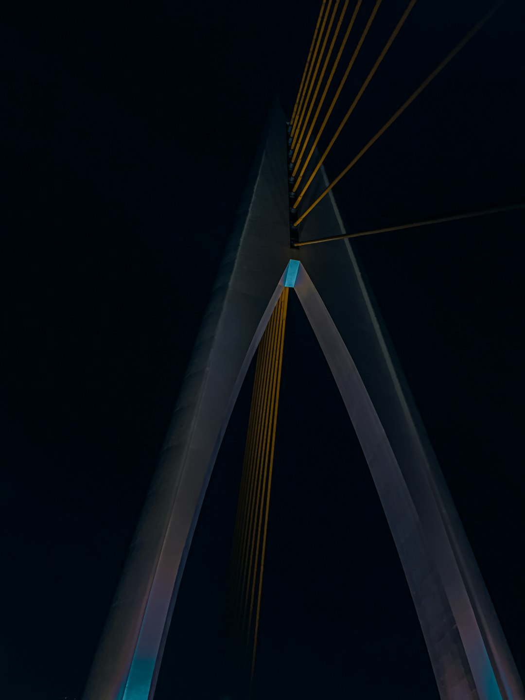 low angle photography of bridge