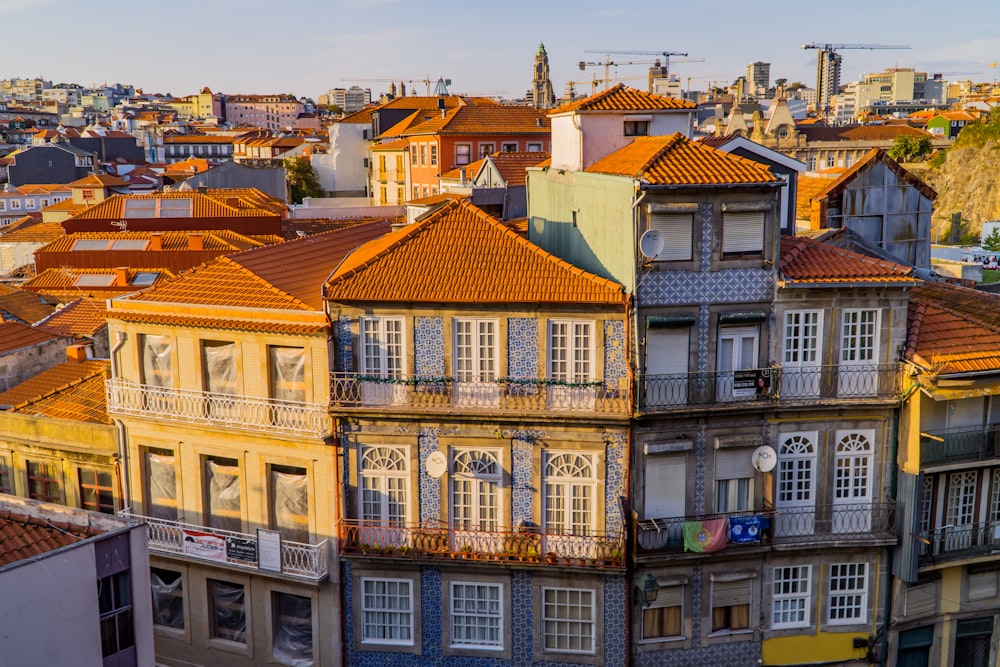 white and brown concrete houses