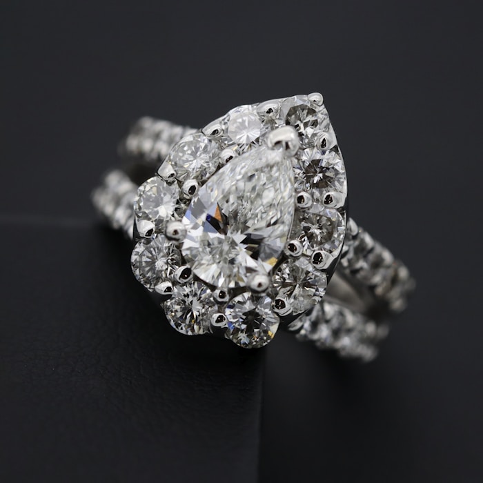 Princess Cut diamond solitaire