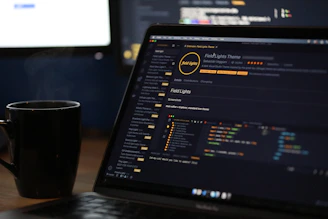 black samsung flat screen computer monitor