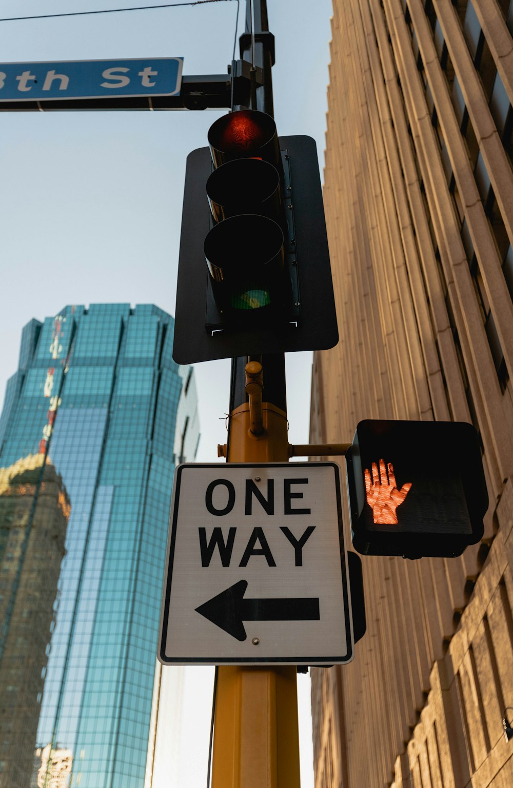 black and white traffic light