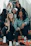 group of women laughing on stairs