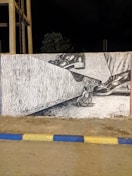 An inspiring art piece created by a disabled artist.