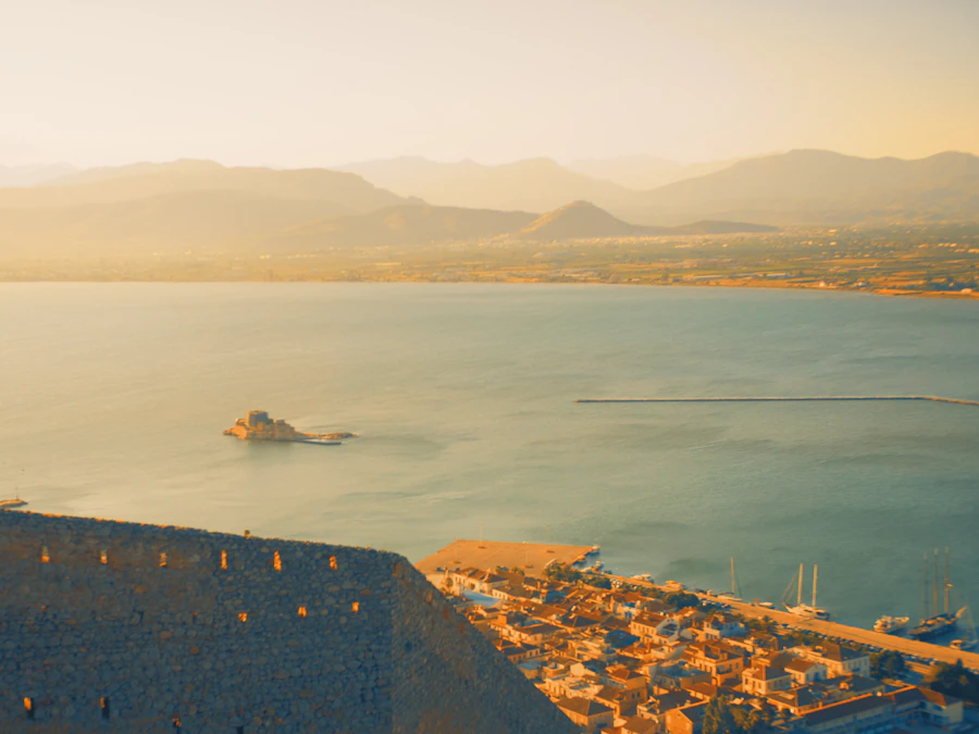 Nafplio, seen from Palamidi fortress