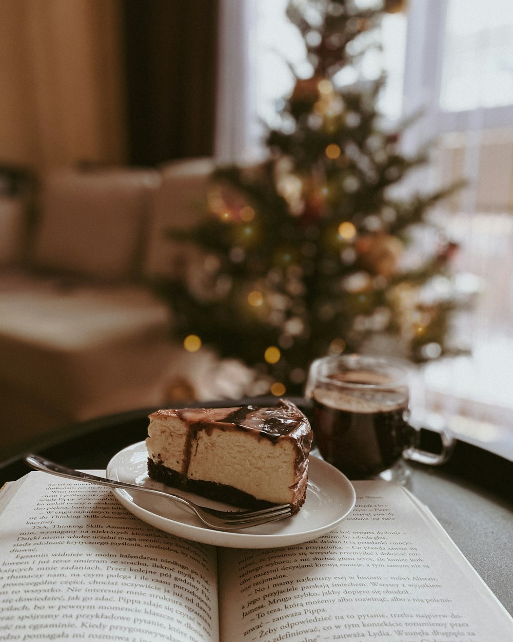 brown and white pastry on white ceramic plate