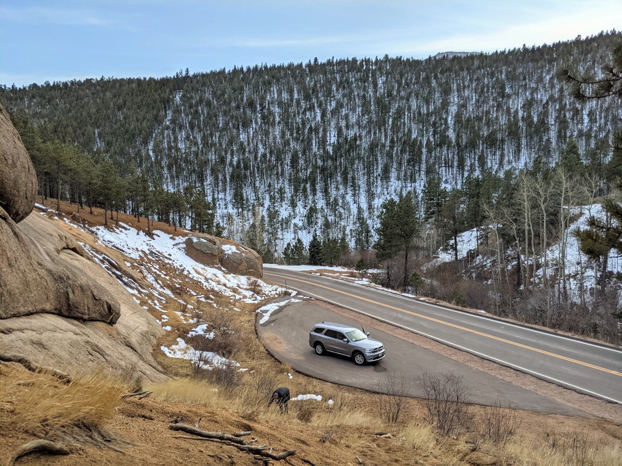 Dodge Durango in the mountains