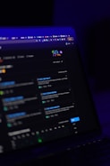 black flat screen computer monitor
