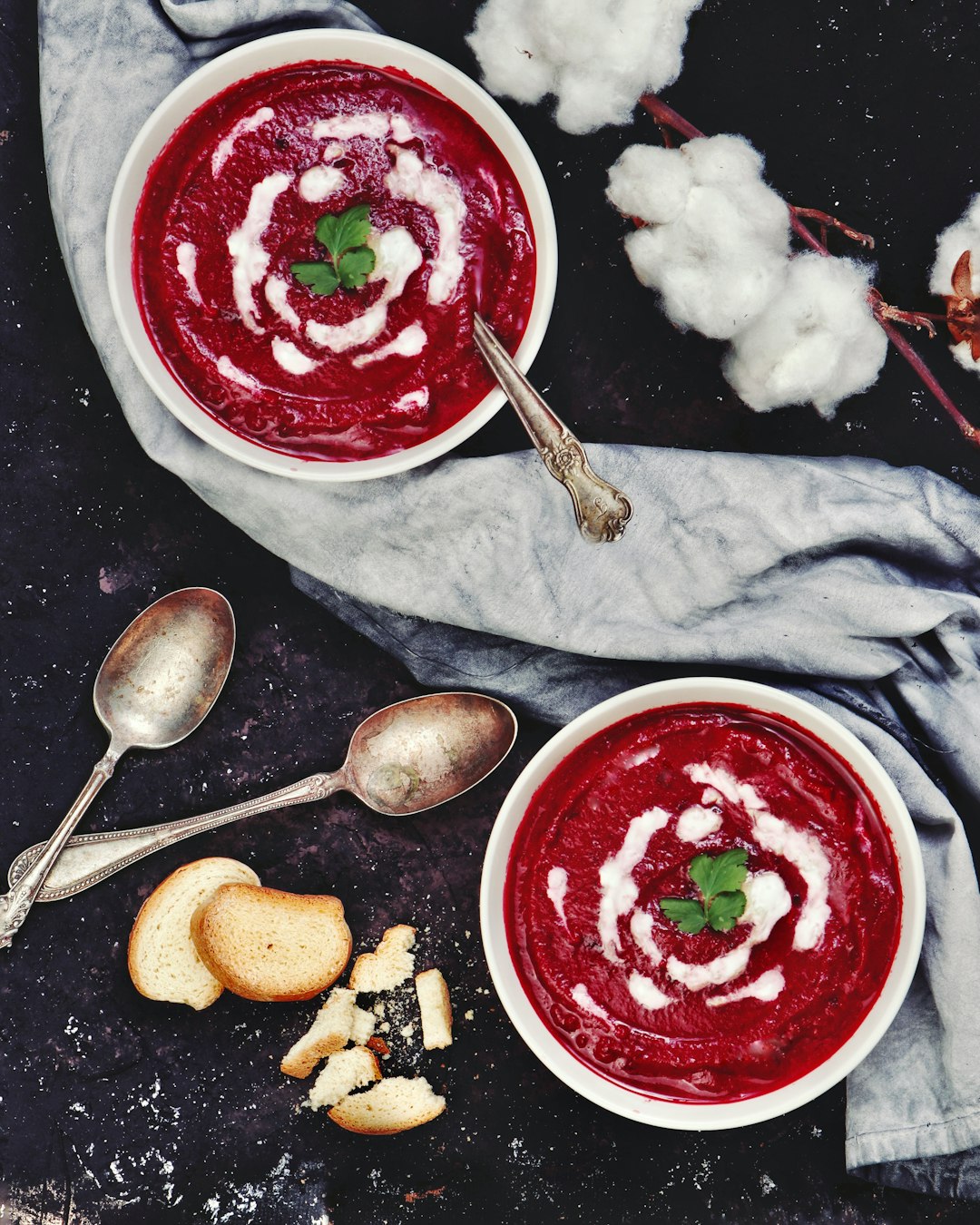 white ceramic bowl with red sauce