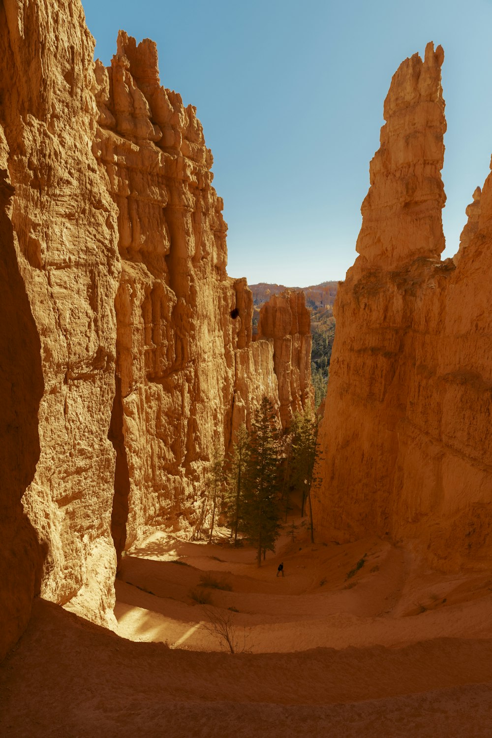 brown rock formation under blue sky during daytime