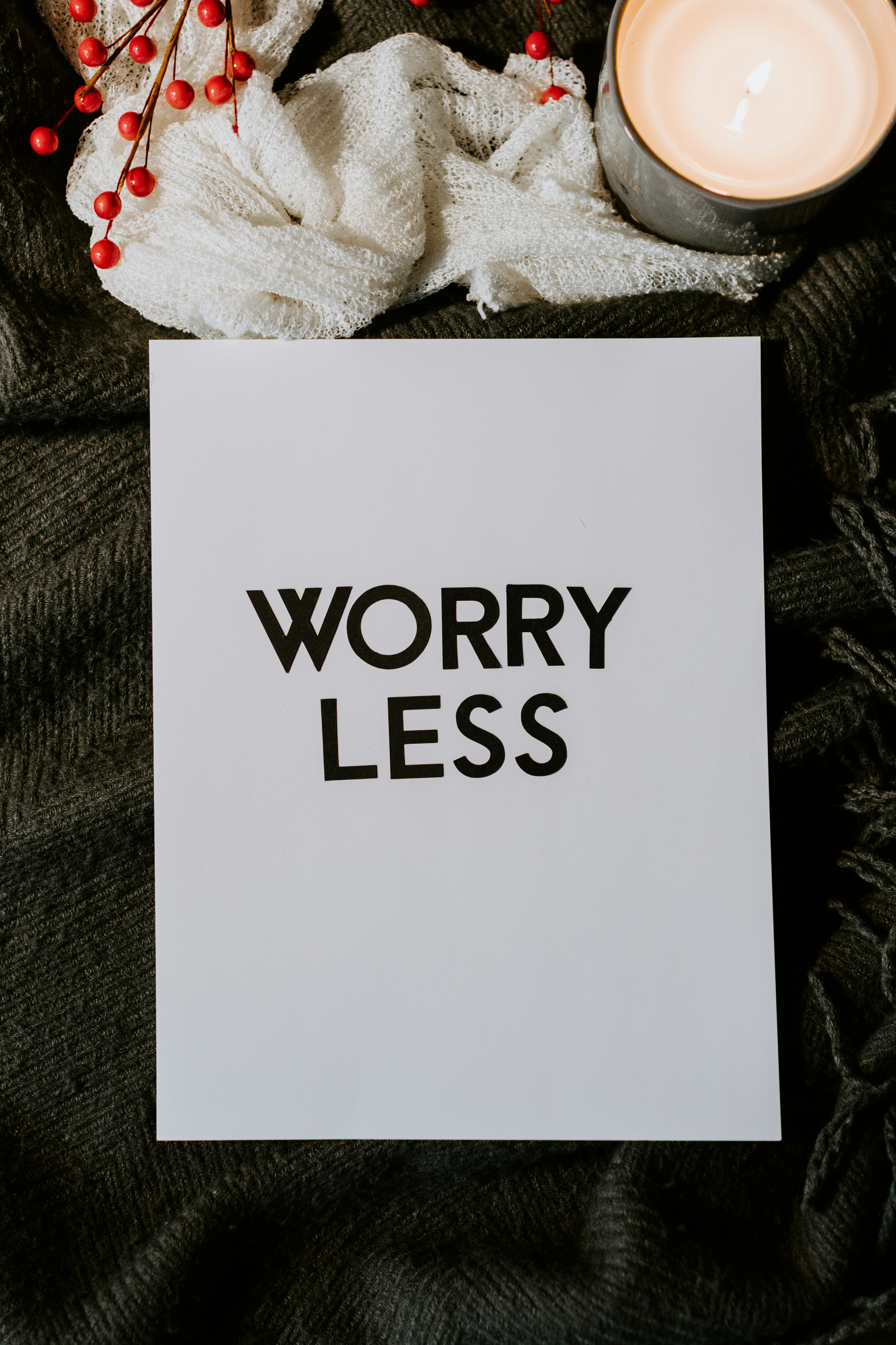 Worry less page