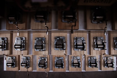 A collection of music boxes playing crystal-clear autumn tunes on display.