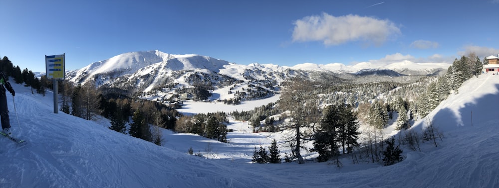 snow covered mountain under blue sky during daytime