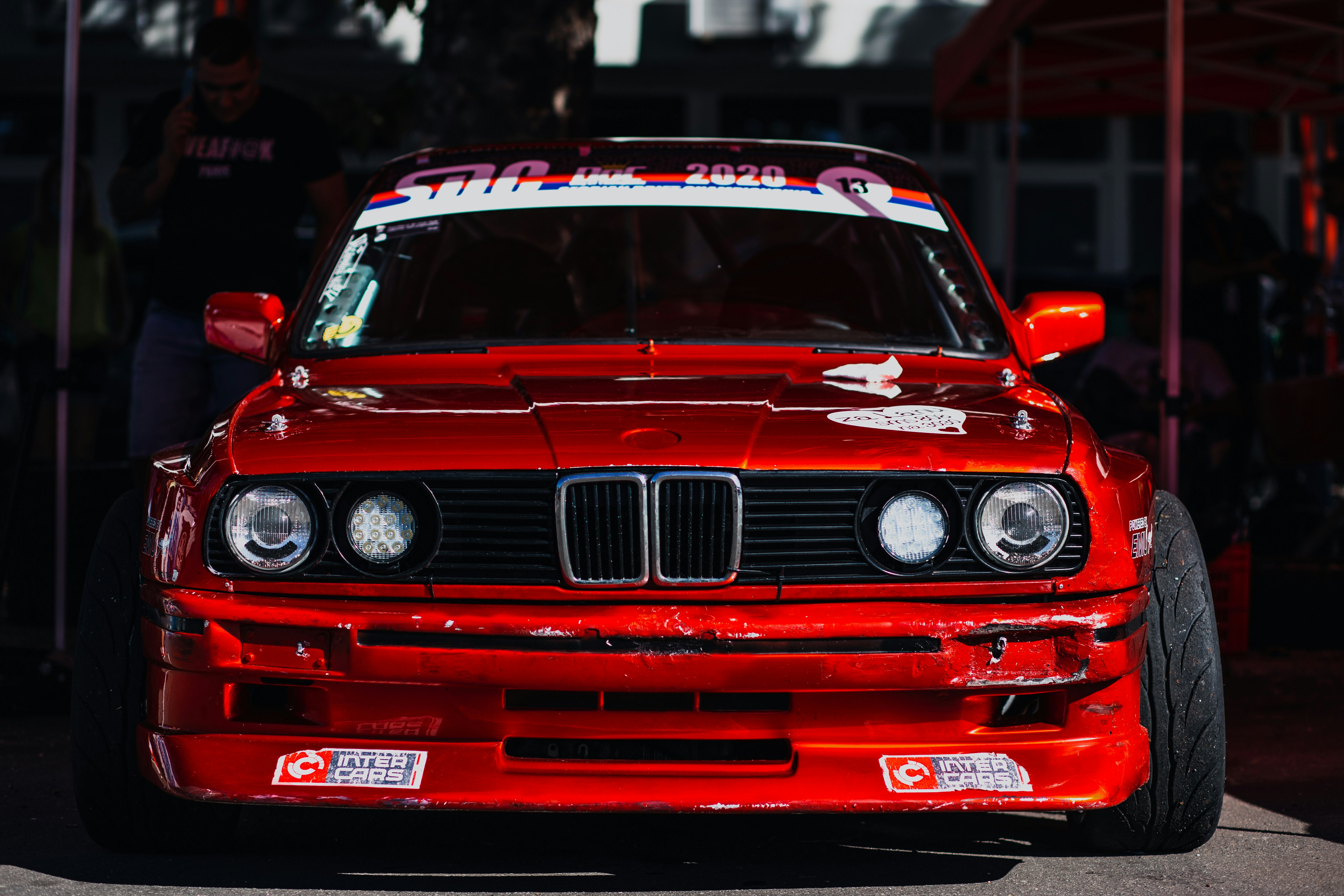 red bmw m 3 coupe