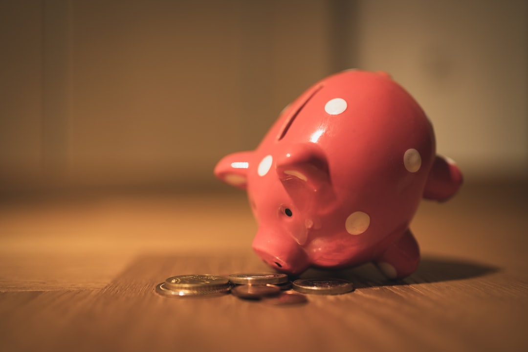 Piggy bank eating coins