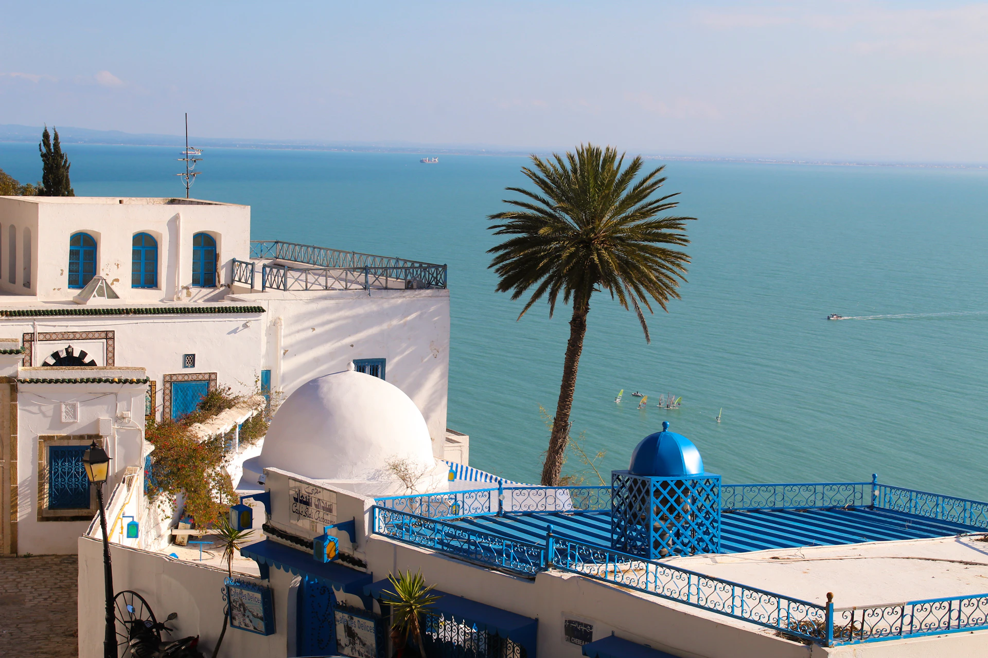 Vue panoramique de Sidi Bou Said et du Cap Bon