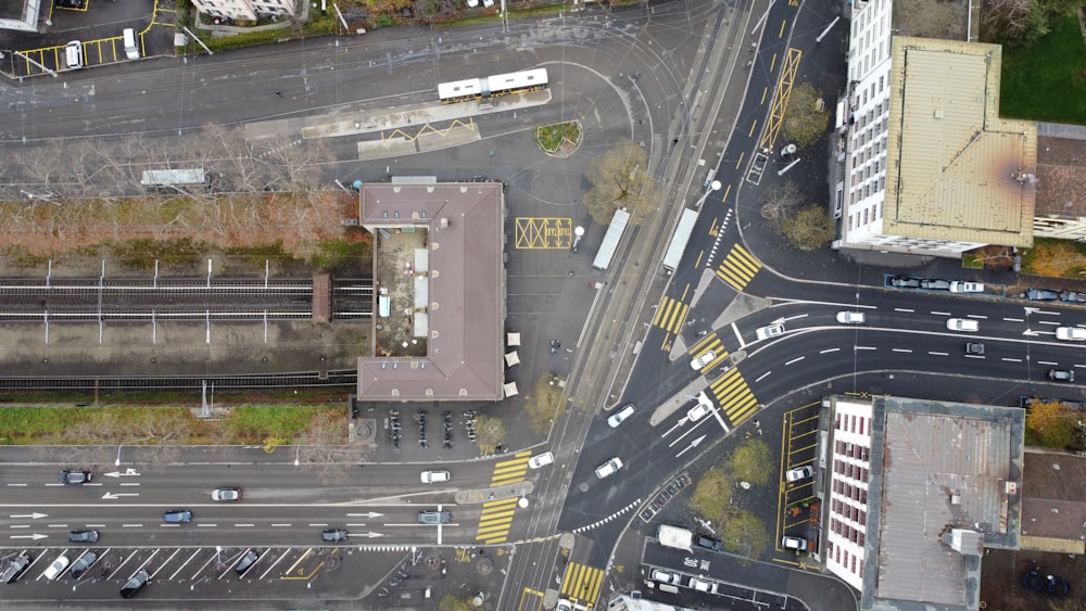 aerial view of city buildings during daytime